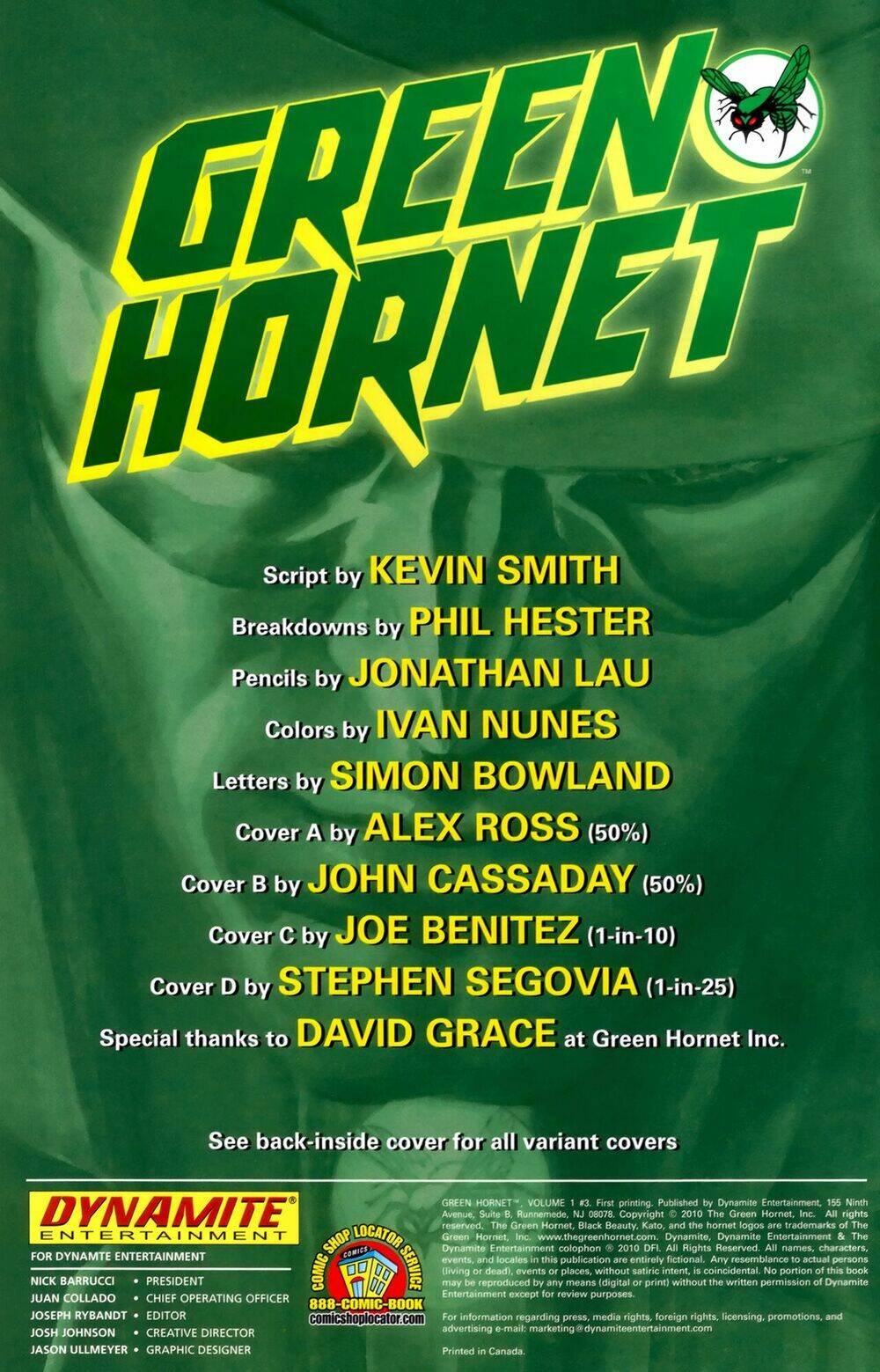 The Green Hornet: Chapter 3