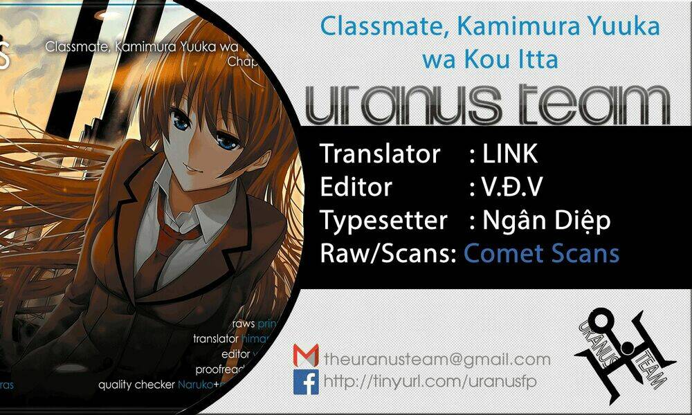 Classmate, Kamimura Yuuka Wa Kou Itta: Chapter 12
