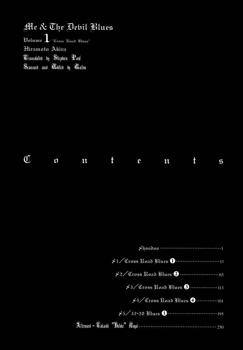 Me And The Devil Blues: Chapter 1