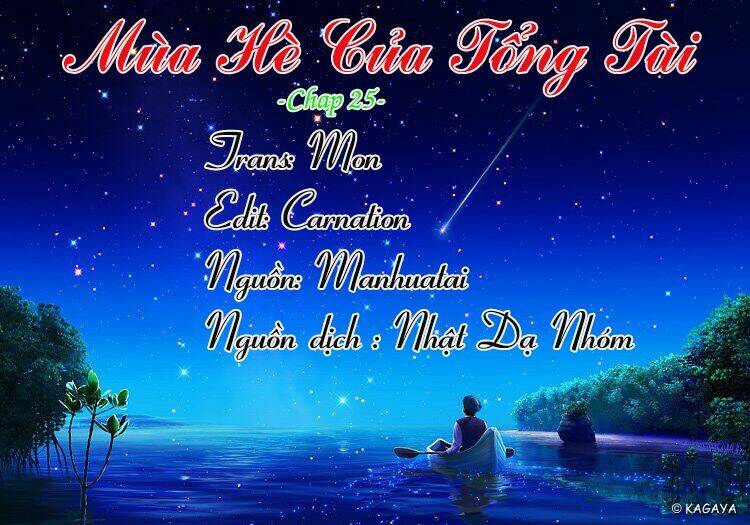 Mùa Hè Của Tổng Tài: Chapter 25