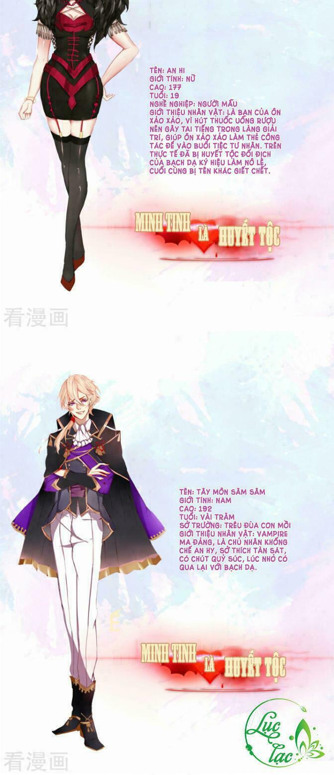 Minh Tinh Là Huyết Tộc: Chapter 1