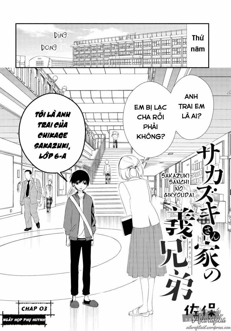 Sakazuki-Sanchi No Gikyoudai: Chapter 3