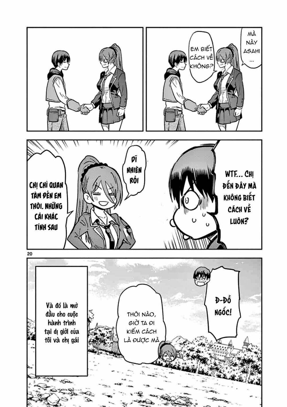 Chuyển Sinh Cùng Bà Chị Đấm Phát Chết Luôn: Chapter 2