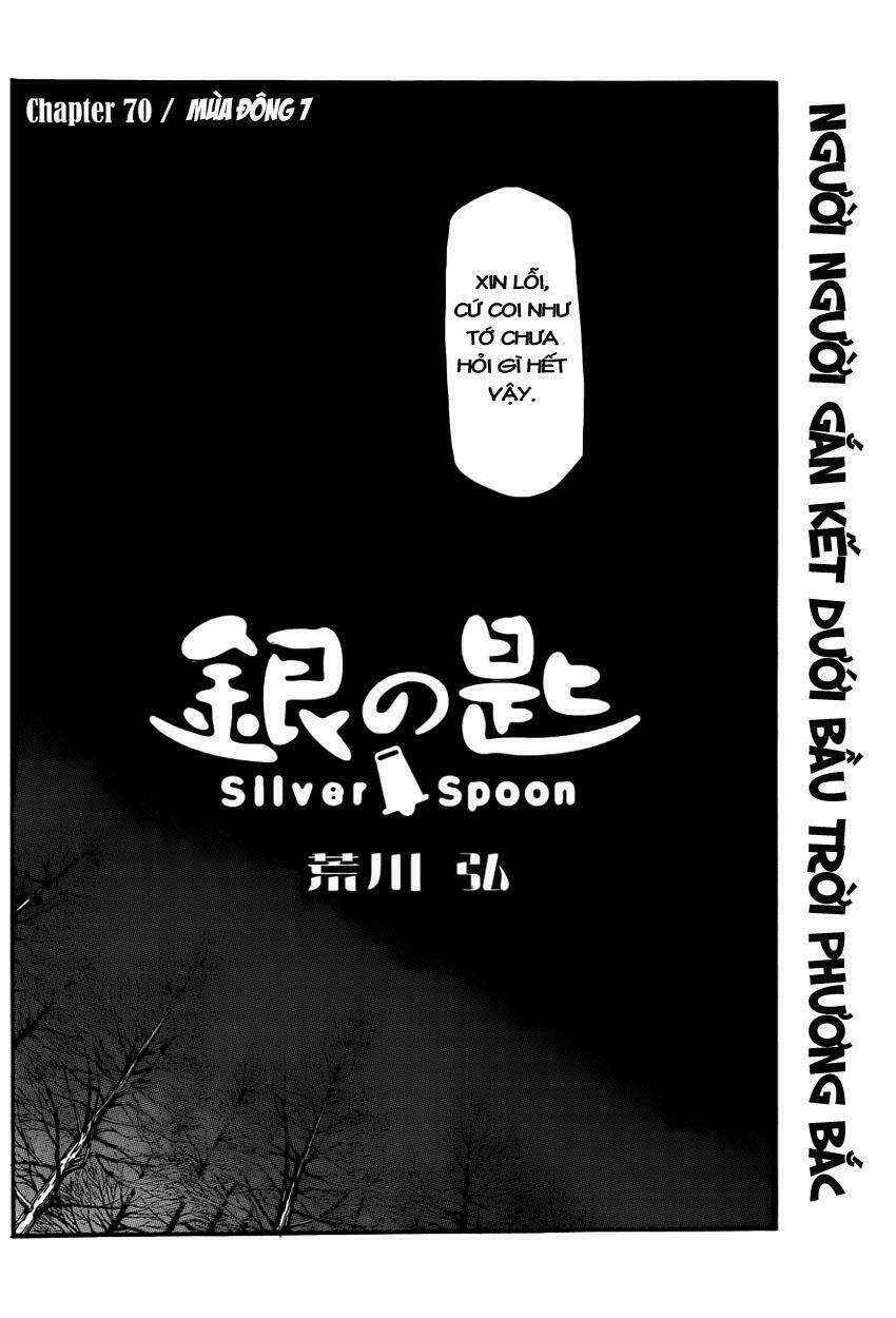 Gin No Saji: Chapter 70