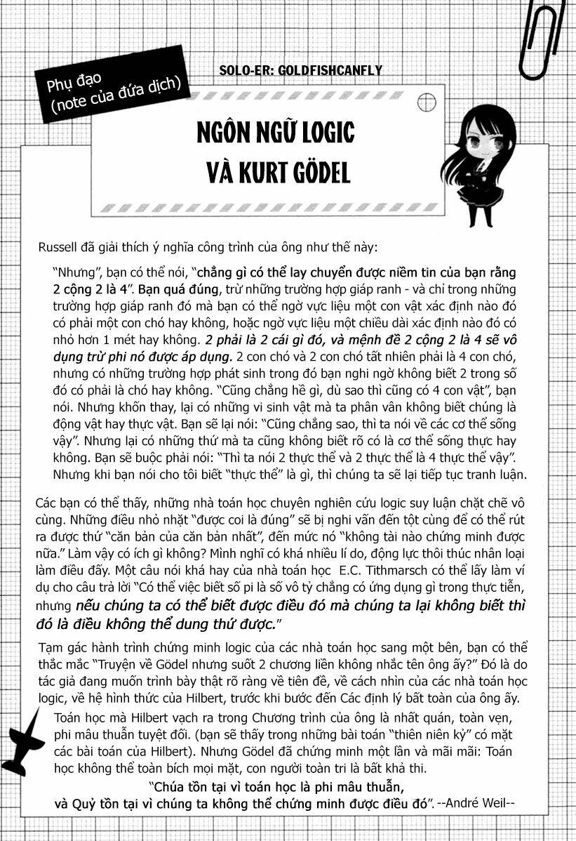 Mathematical Girls: Các Định Lý Bất Toàn Của Gödel: Chapter 2