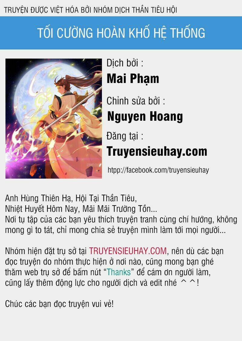 Tối Cường Hoàn Khố Hệ Thống: Chapter 1