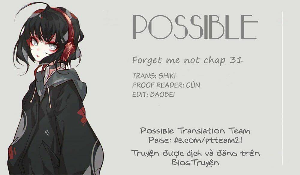Forget Me Not: Chapter 31