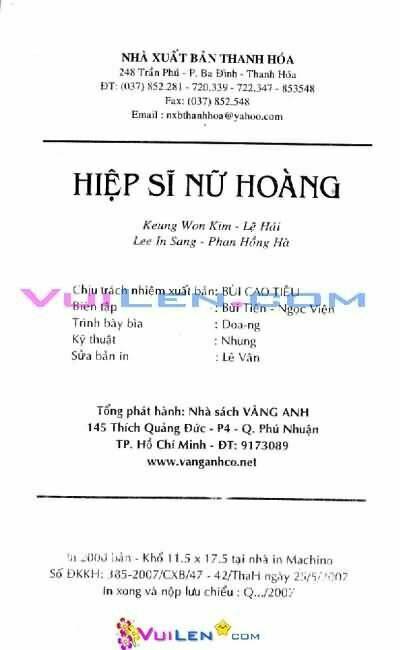 Hiệp Sĩ Nữ Hoàng: Chapter 7