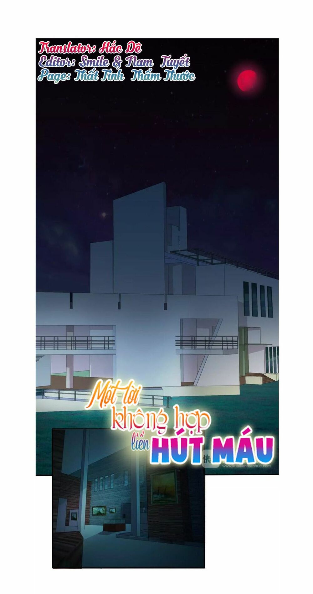 Một lời không hợp liền hút máu: Chapter 1