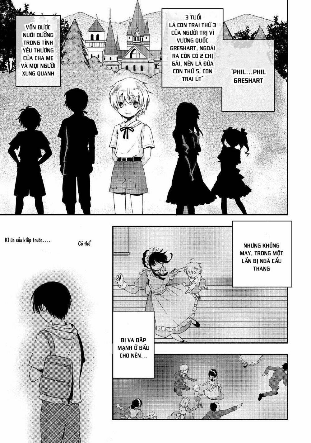 Tensei Ouji Wa Daraketai: Chapter 1