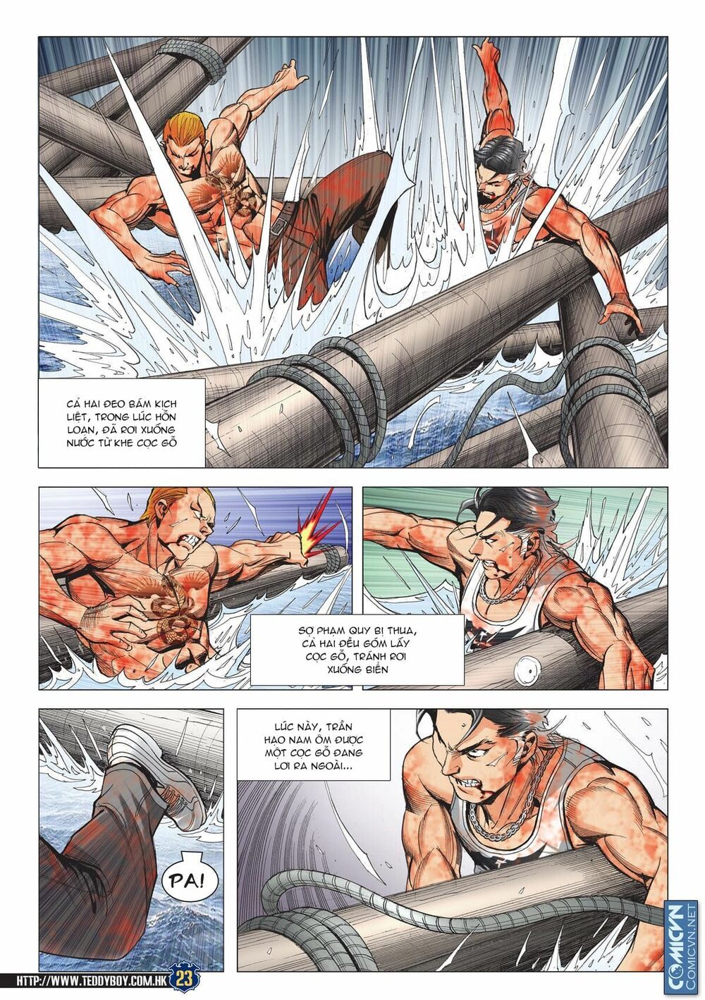 Người Trong Giang Hồ: Chapter 2172: Trần Hạo Nam vs Kim Tôn Quý 4
