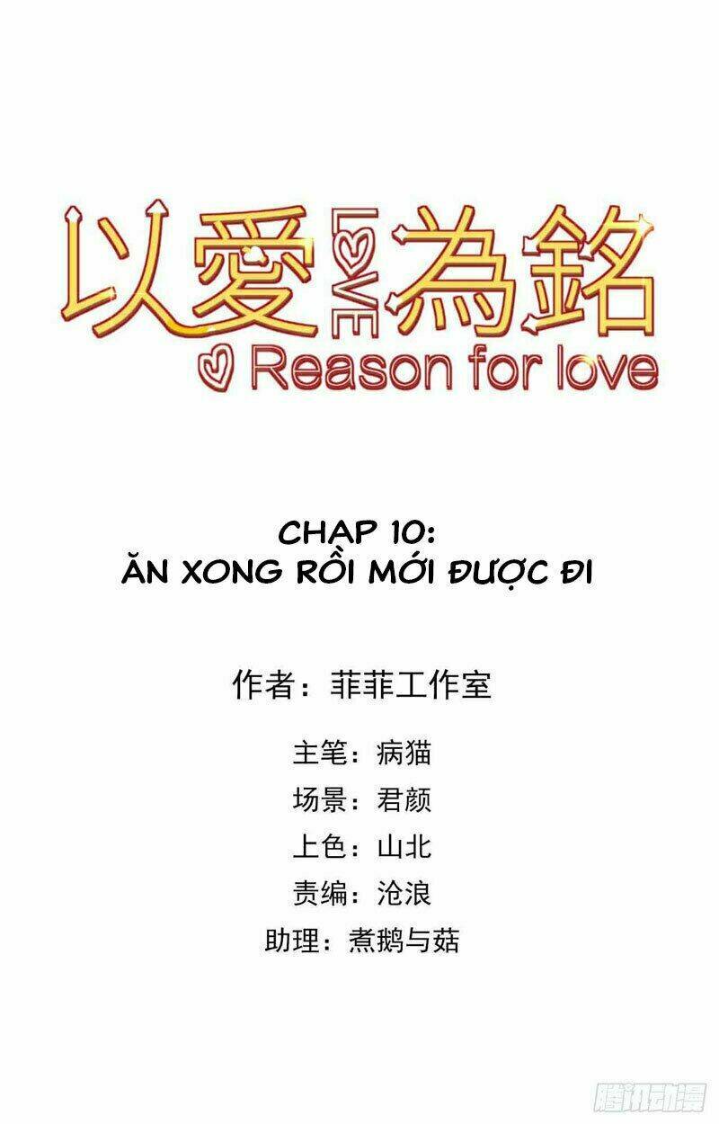 Vì Yêu Mà Khắc Cốt Ghi Tâm: Chapter 10