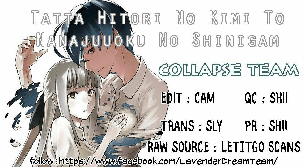 Tatta Hitori No Kimi To Nanajuuoku No Shinigami: Chapter 1.1