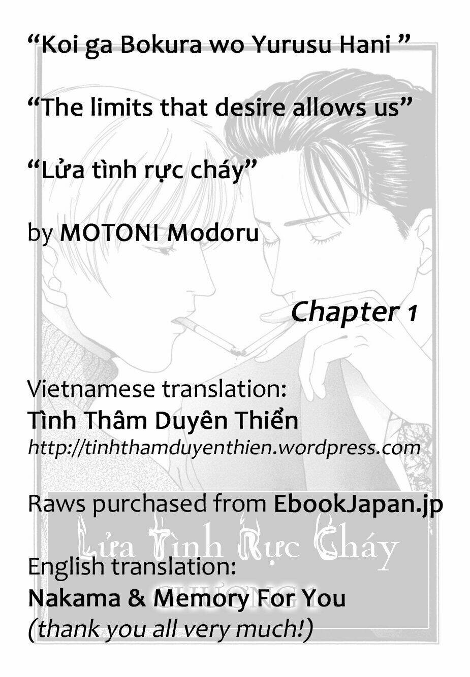 Lửa Tình Rực Cháy: Chapter 1