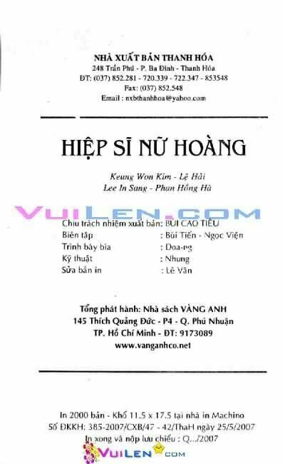 Hiệp Sĩ Nữ Hoàng: Chapter 5