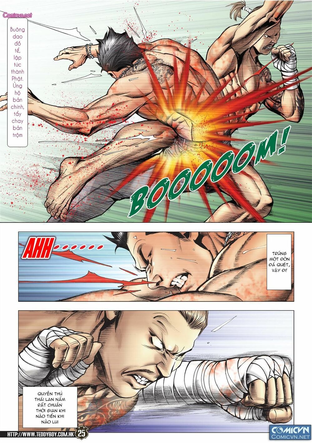 Người Trong Giang Hồ: Chapter 2143: Ác chiến vua Muay Thai