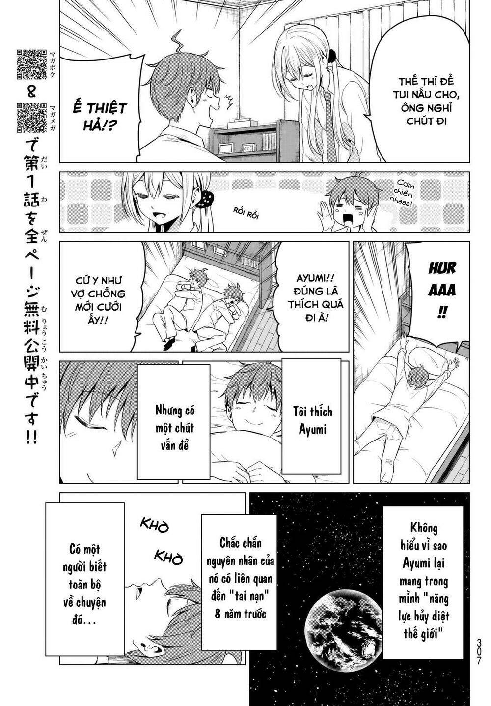 Sekai Ka Kanojo Ka Erabenai: Chapter 9.5