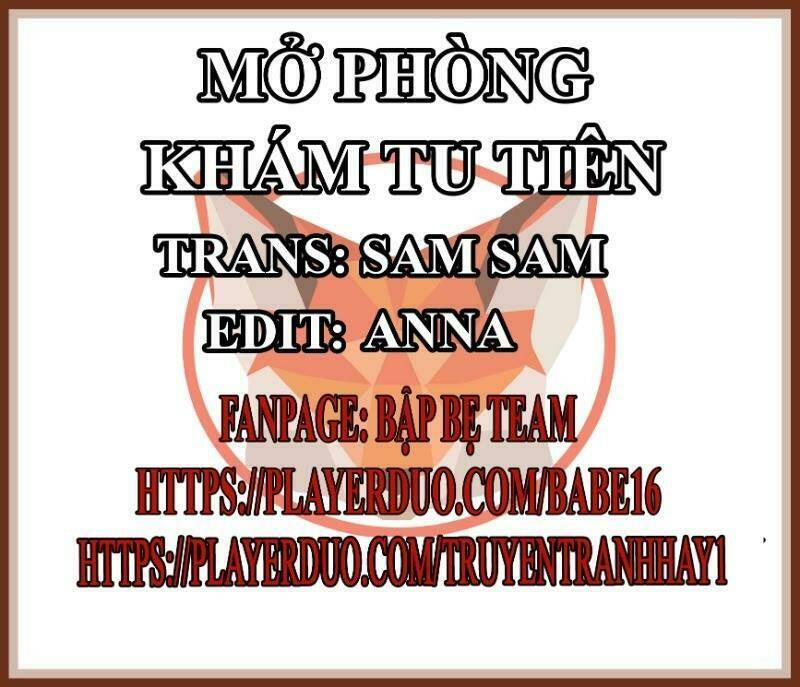 Mở Phòng Khám Tu Tiên: Chapter 3