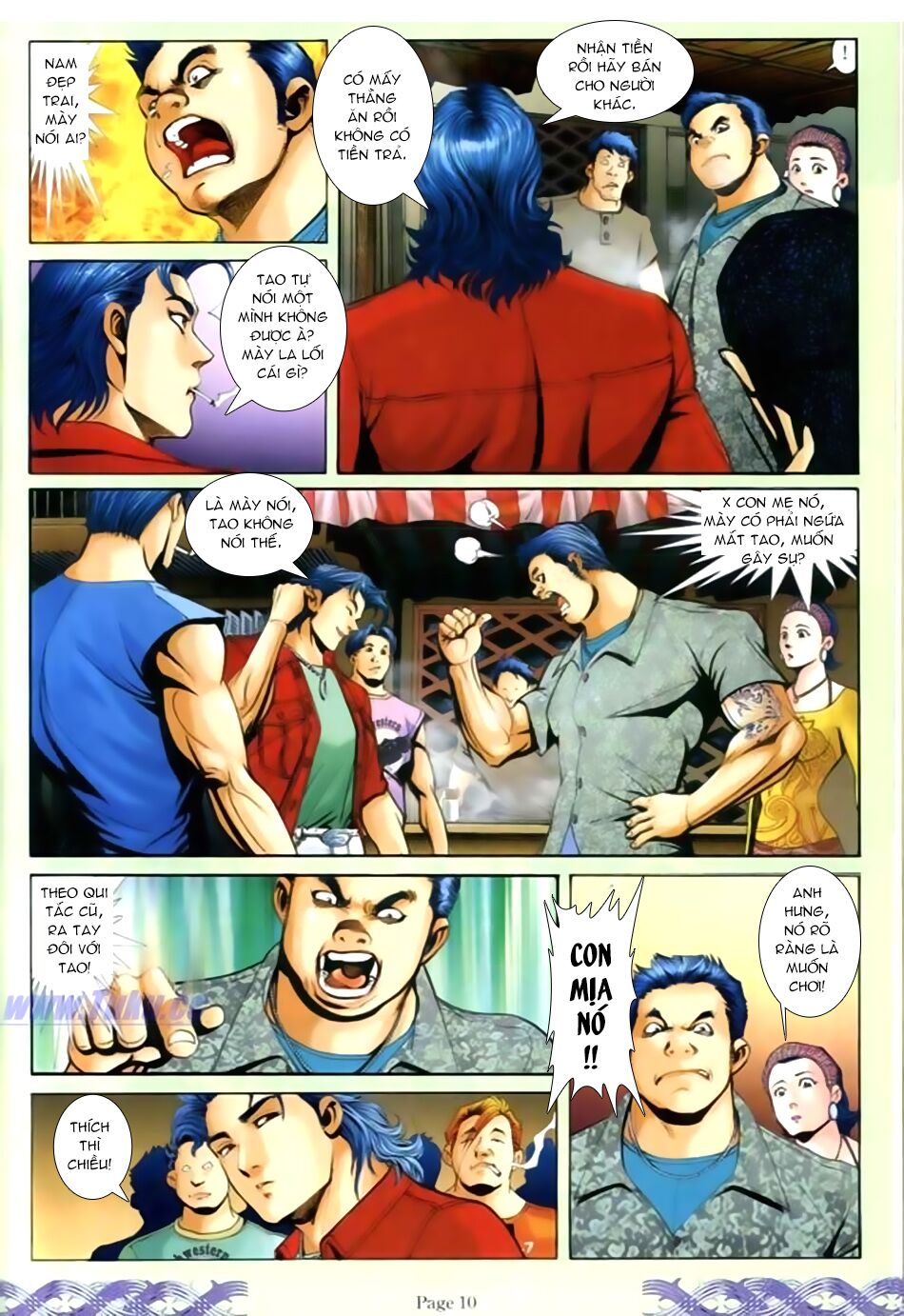 Người Trong Giang Hồ: Chapter 712: Đánh chết Nam Đẹp Trai