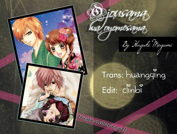 Cô dâu tiểu thư - Ojousama wa Oyomesama: Chapter 3