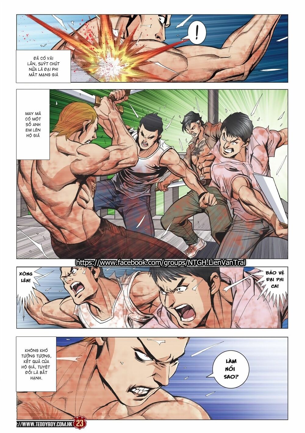 Người Trong Giang Hồ: Chapter 2034: Kim Tôn Quý vs Đại Phi 2