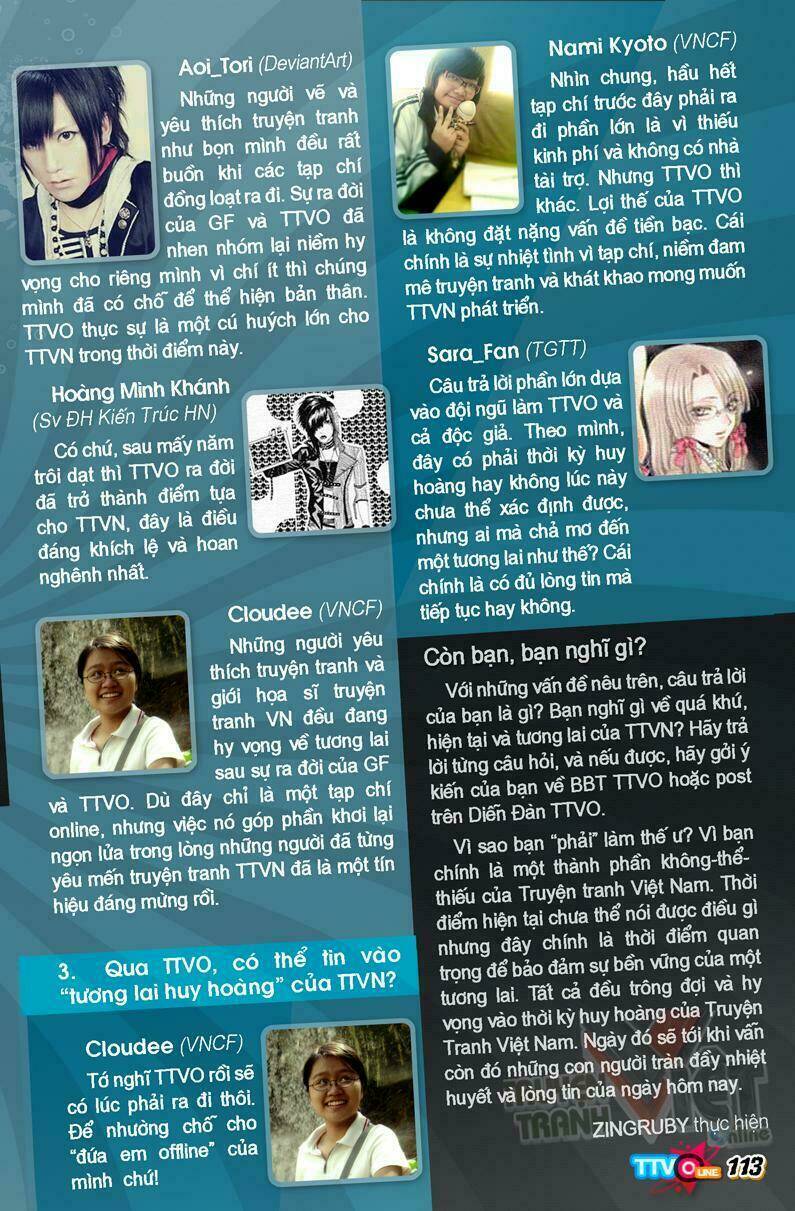 Tạp Chí Truyện Tranh Việt Nam Online - Ttvo: Chapter 2