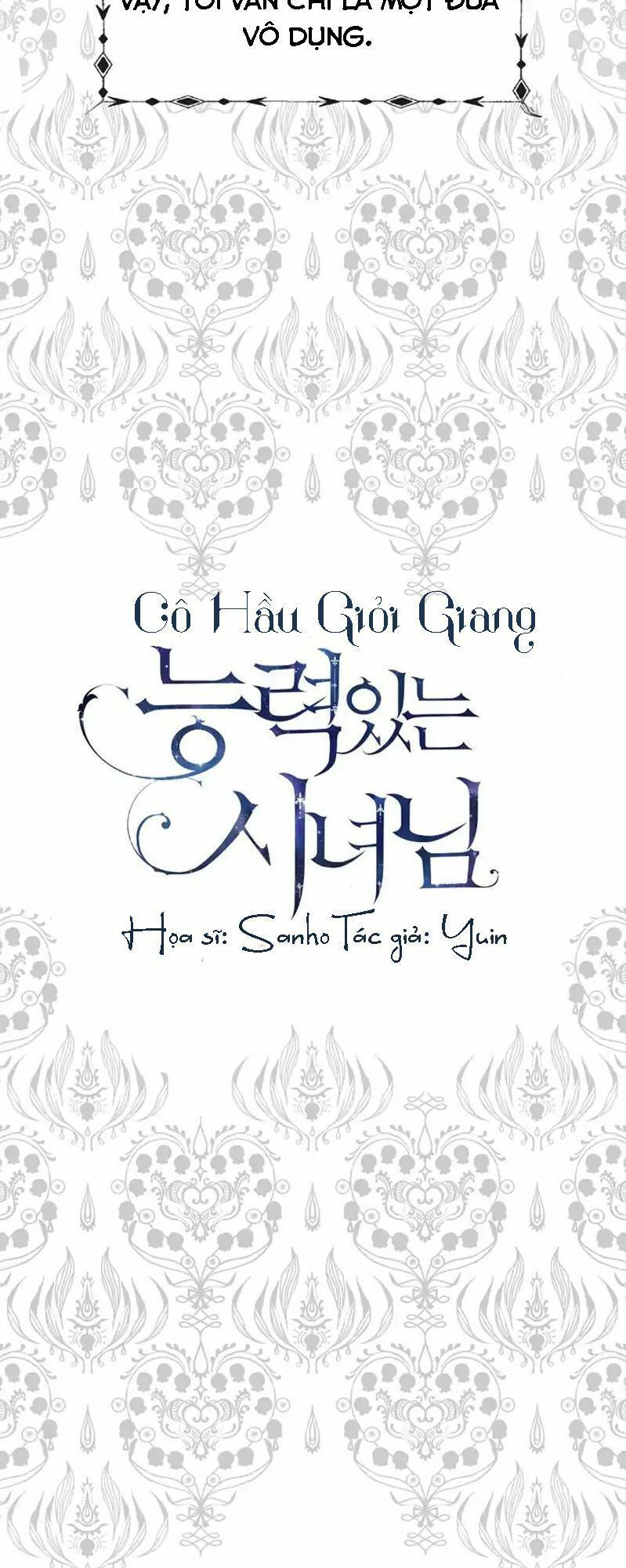 Cô Hầu Giỏi Giang: Chapter 1