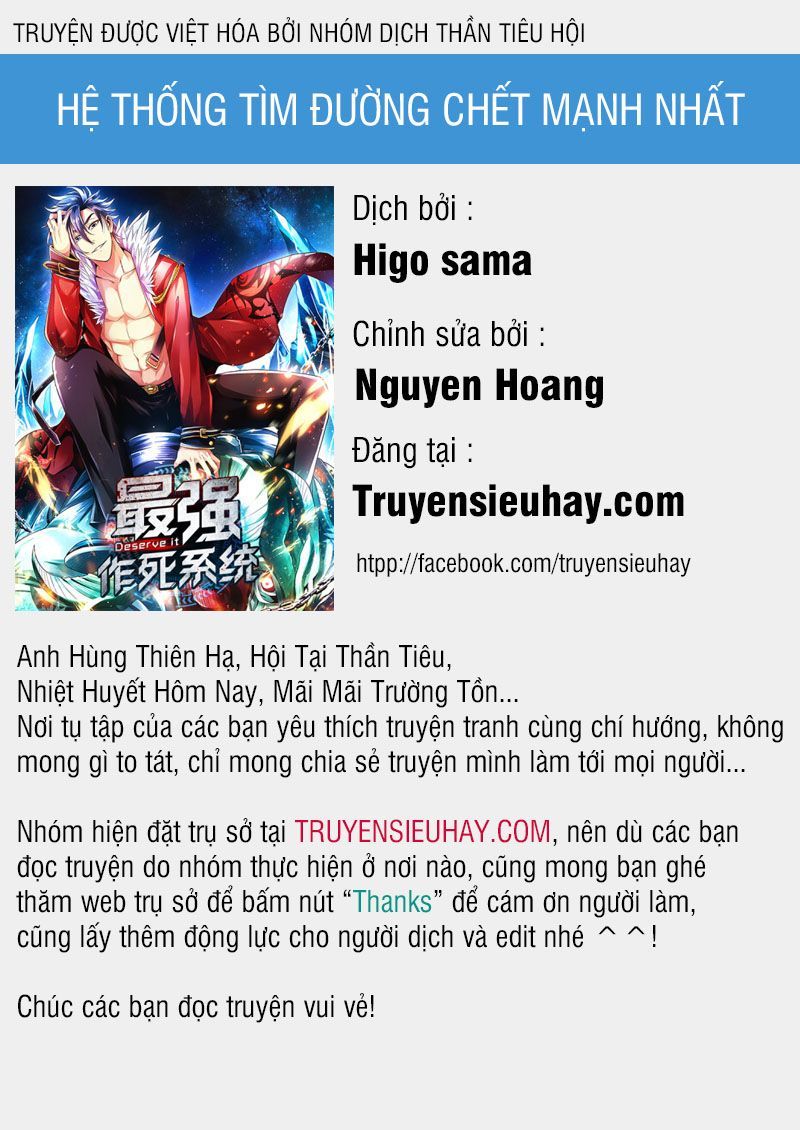 Hệ Thống Tìm Đường Chết Mạnh Nhất: Chapter 3
