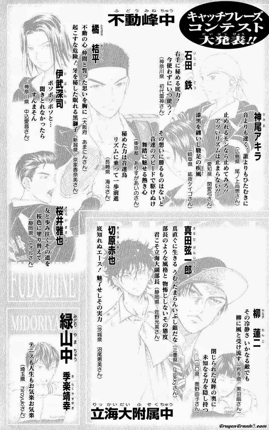 Hoàng Tử Tennis: Chapter 191