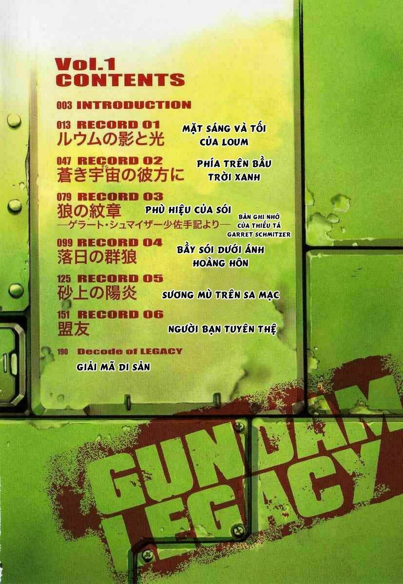 Gundam Legacy: Chapter 1