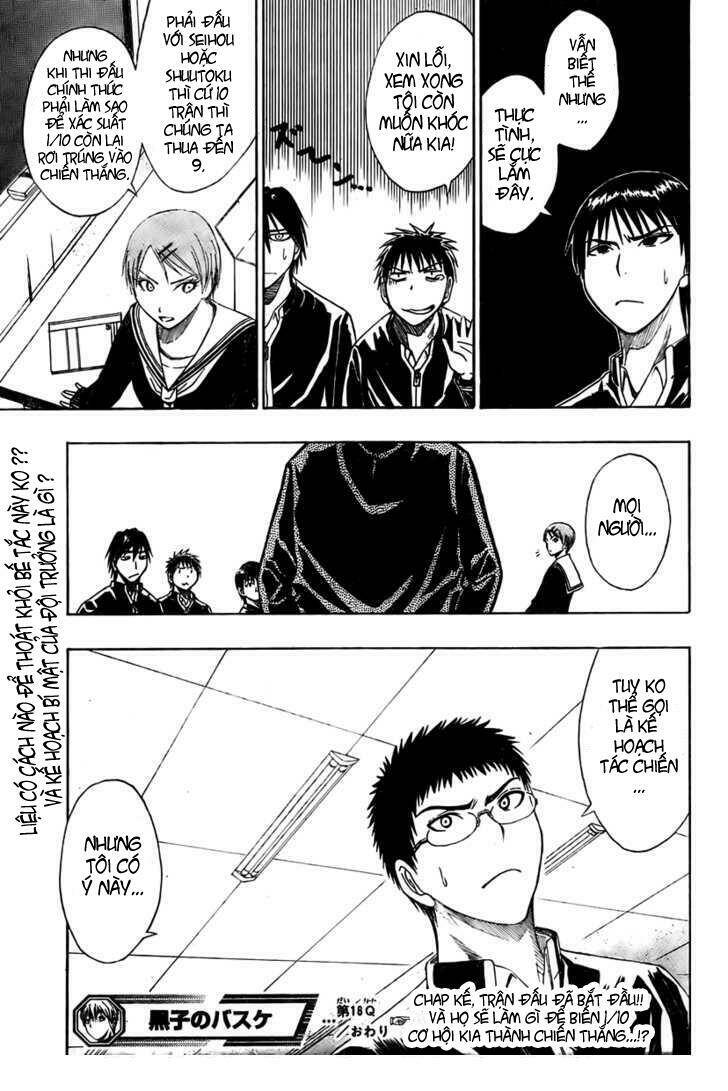 Vua Bóng Rổ Kuroko: Chapter 18