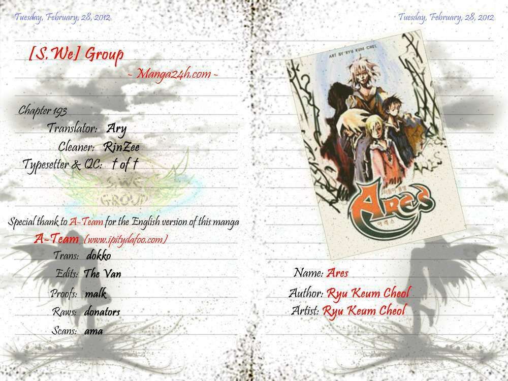 Ares - Kiếm Sĩ Lang Thang: Chapter 193