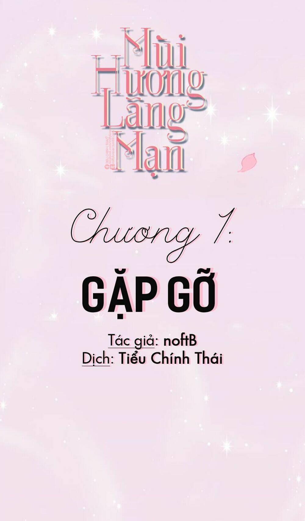 Mùi Hương Lãng Mạn: Chapter 1