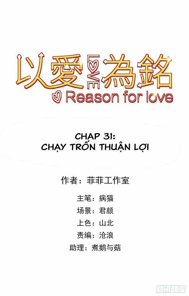 Vì Yêu Mà Khắc Cốt Ghi Tâm: Chapter 31