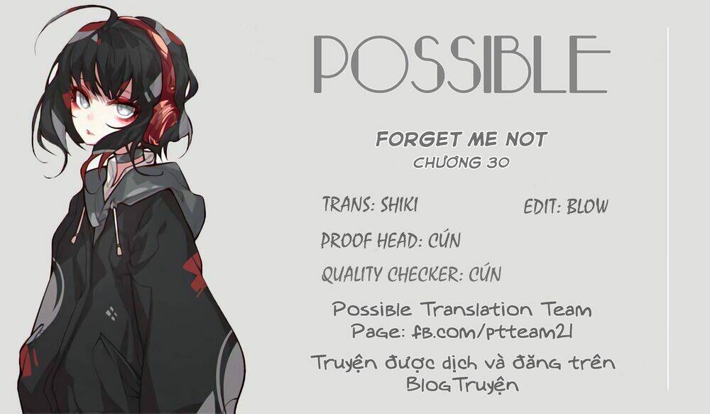 Forget Me Not: Chapter 30