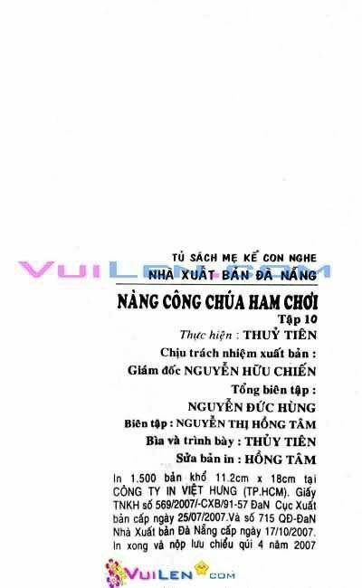 Nàng Công Chúa Ham Chơi: Chapter 10