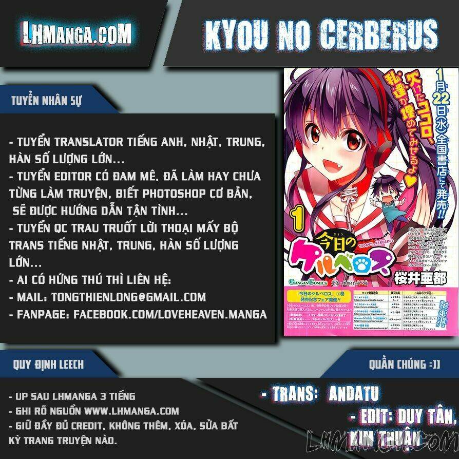Kyou No Cerberus: Chapter 11