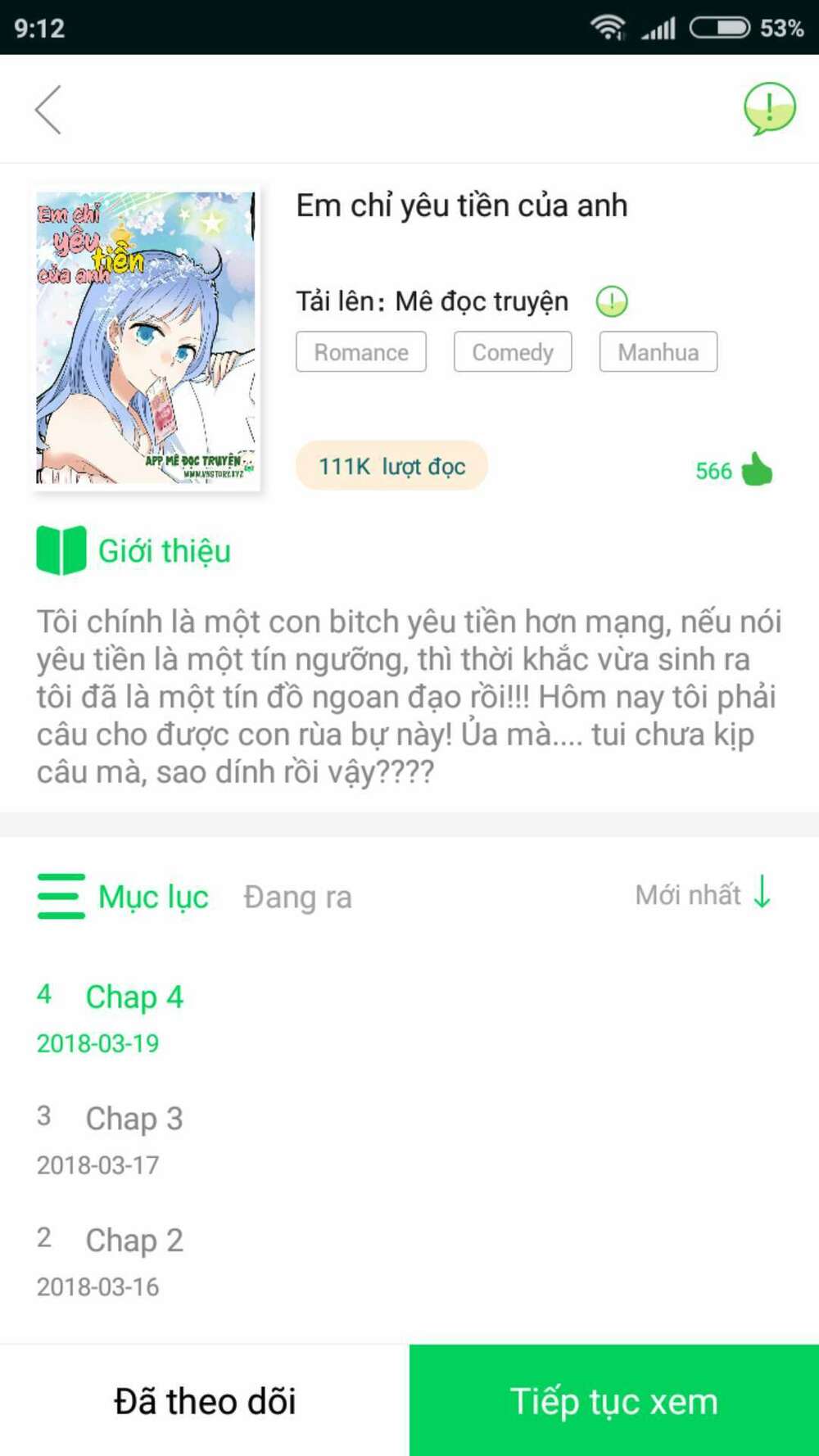 Em Chỉ Yêu Tiền Của Anh: Chapter 2