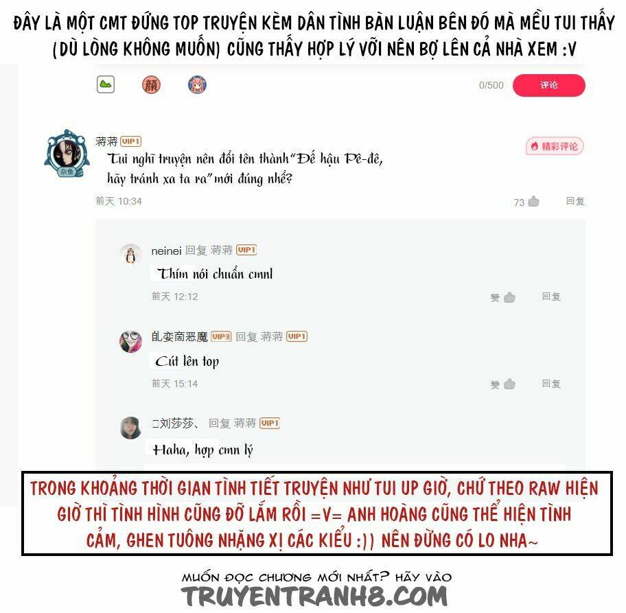 Hoàng Thượng Pê-Đê - Hãy Tránh Xa Ta Ra: Chapter 218