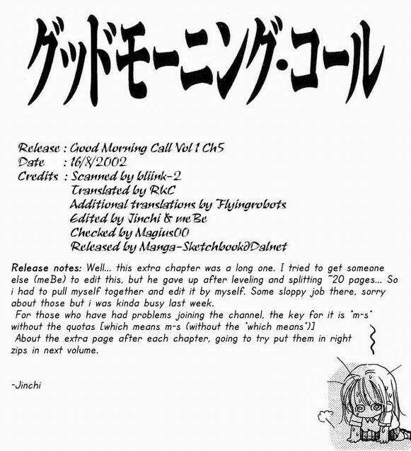 Lời Chào Ban Mai: Chapter 5