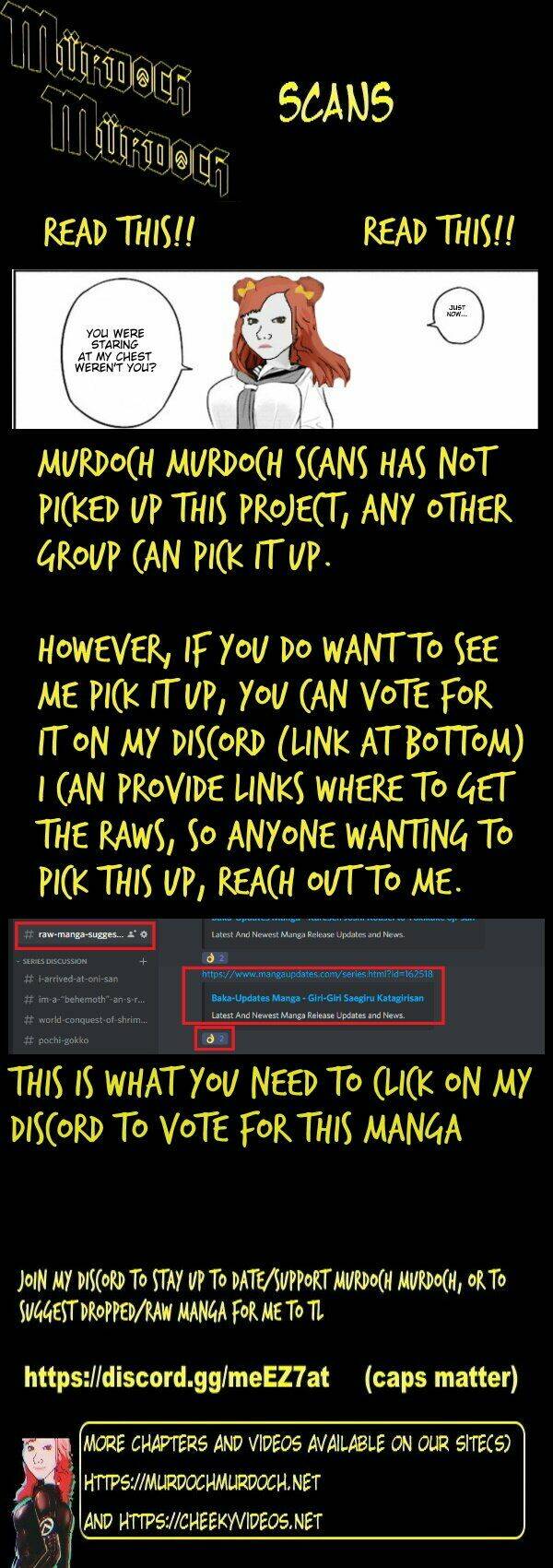 Giri-Giri Saegiru Katagirisan: Chapter 0