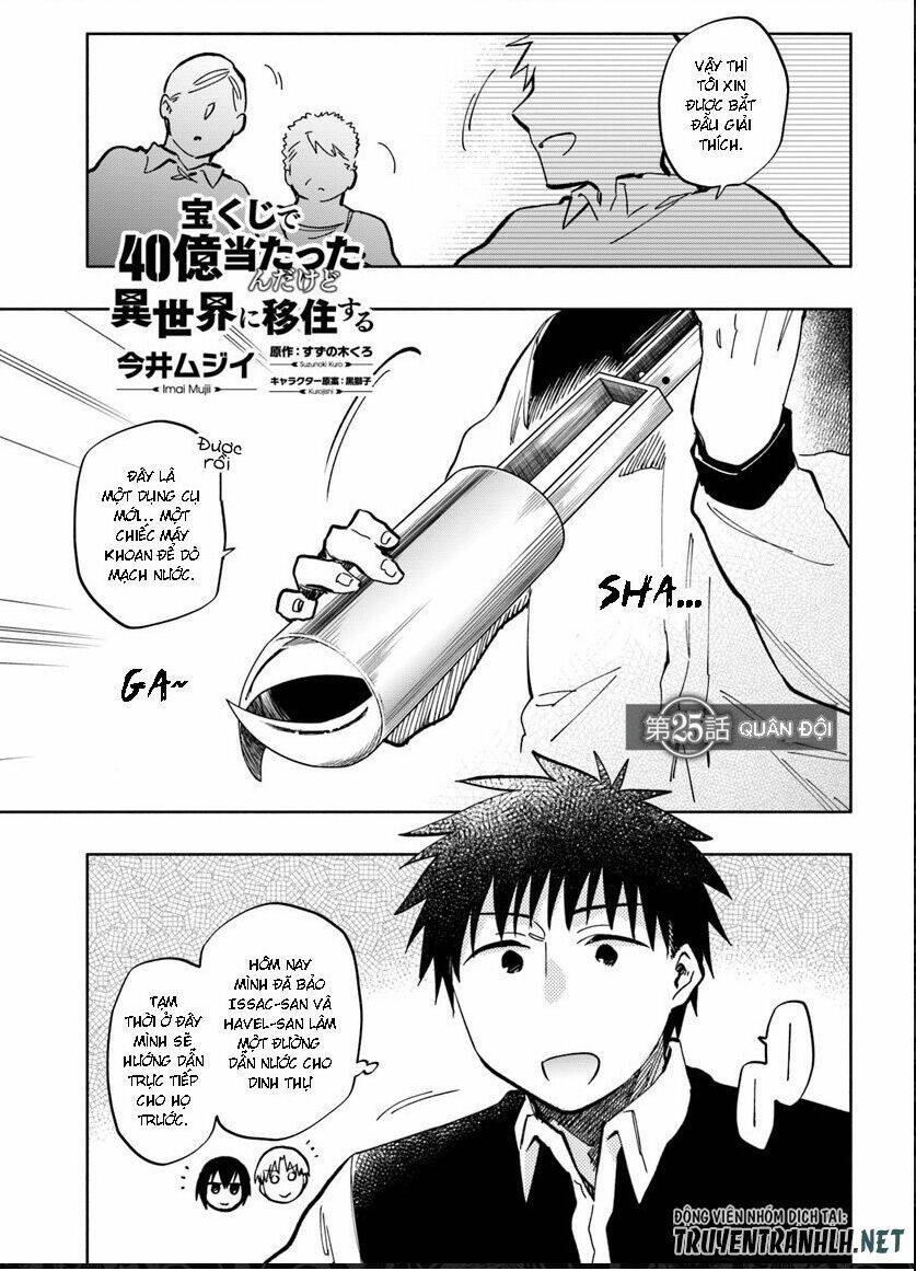 Takarakuji De 40-Oku Atattandakedo Isekai Ni Ijuu Suru: Chapter 25