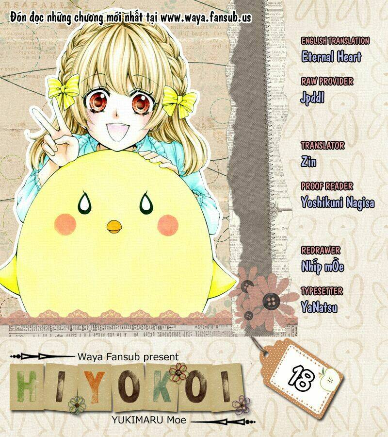 Tình Yêu Của Hiyo: Chapter 18