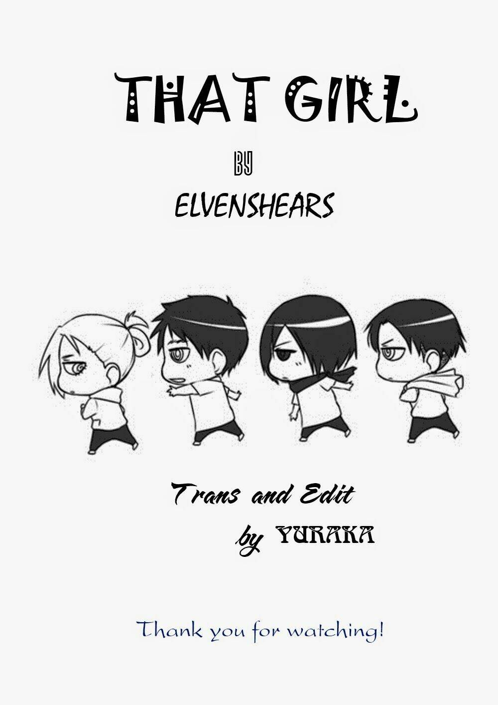 Đại Chiến Titan - Doujinshi Về Cuộc Tình Tay 4: Chapter 1