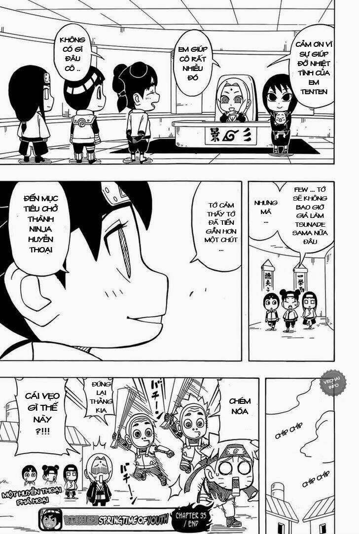 Cửu Vĩ Hồ Ly Ngoại Truyện Rock Lee: Chapter 35