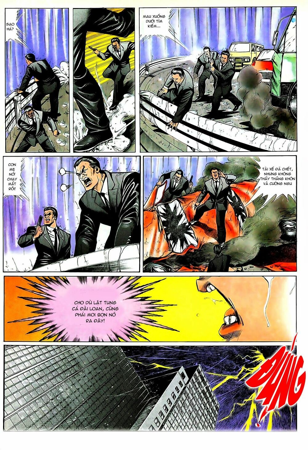 Người Trong Giang Hồ: Chapter 40: Đường cùng tháo chạy