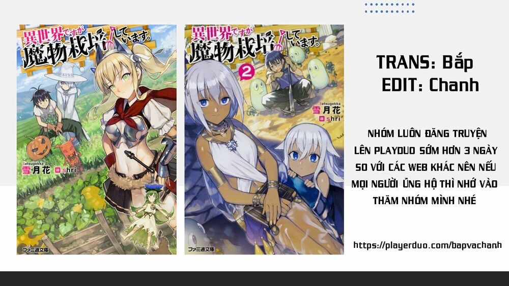 Isekai desu ga Mamono Saibai shiteimasu: Chapter 20