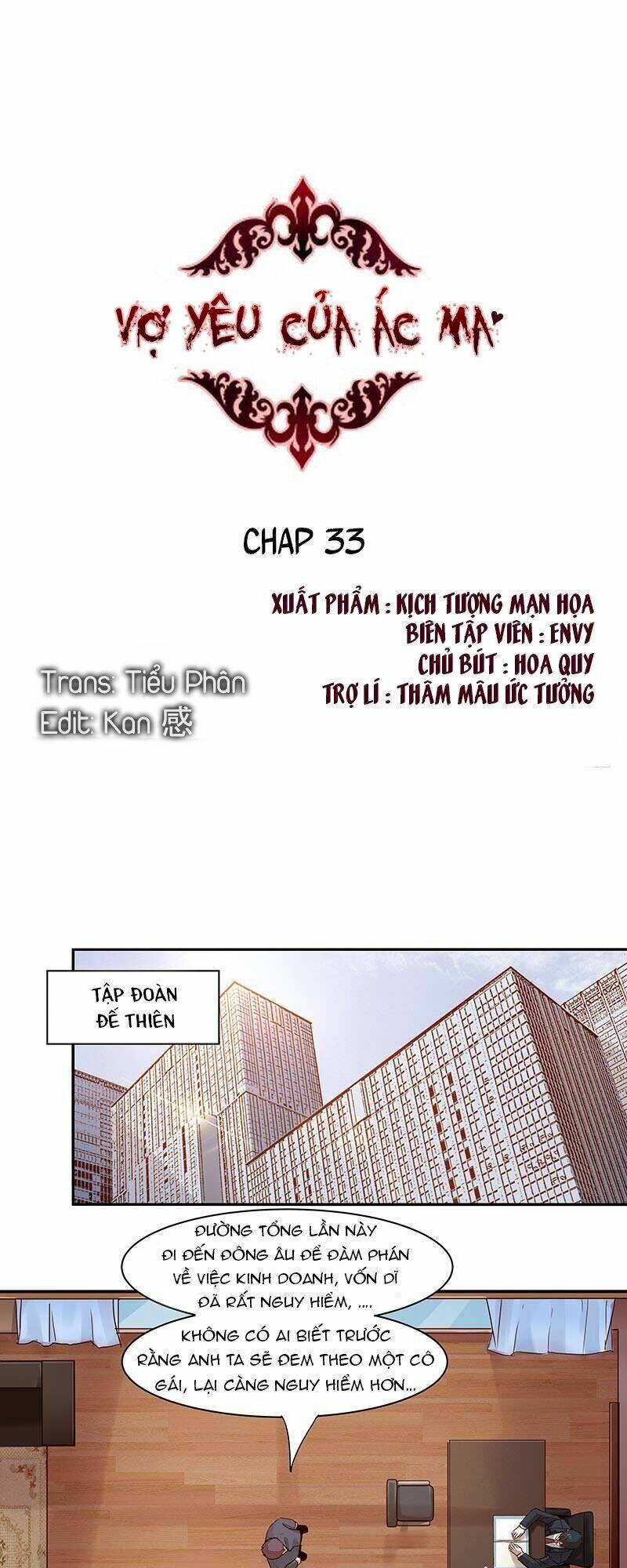 Vợ Yêu Của Ác Ma: Chapter 33