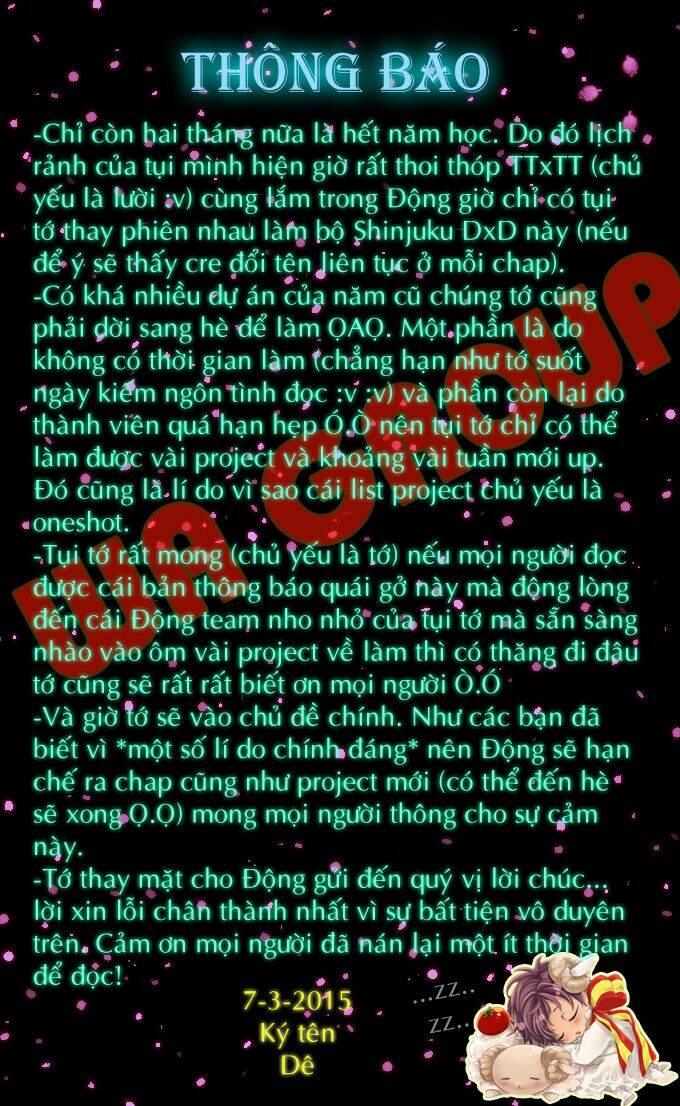 Shinjuku Dxd: Chapter 6