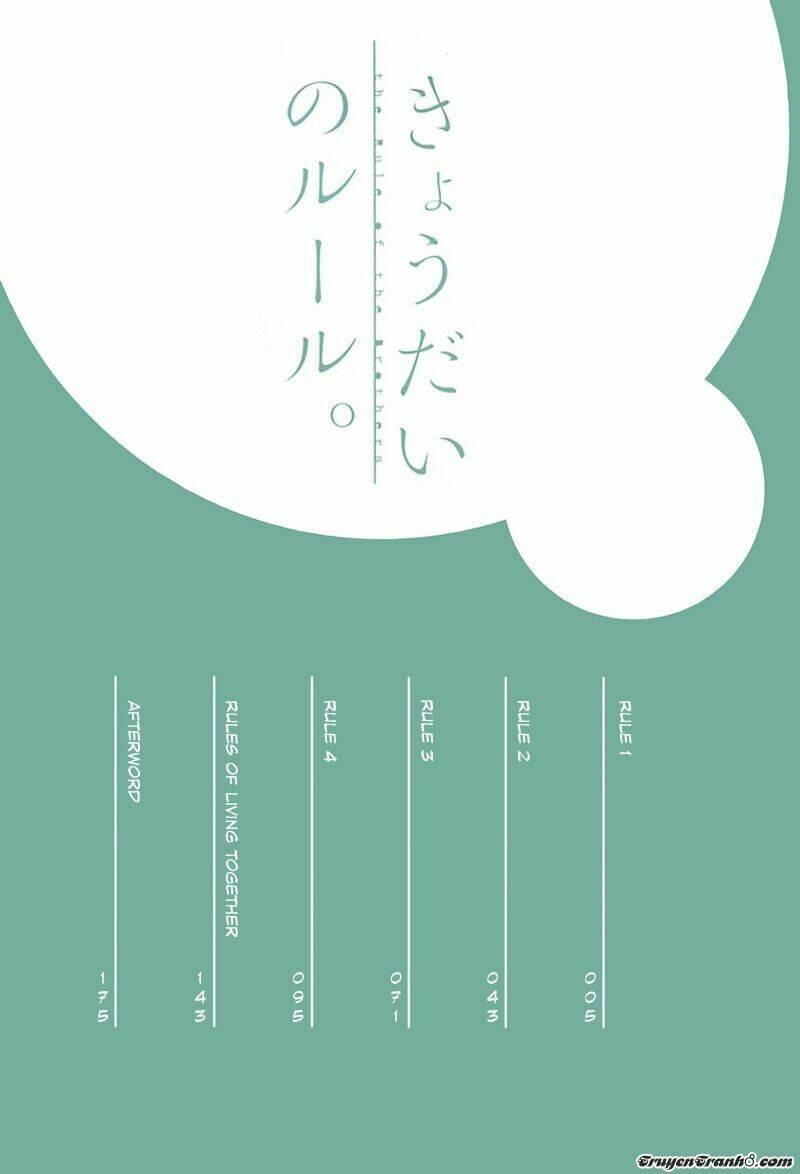 Kyoudai No Rule: Chapter 1